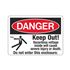 Danger Keep Out! Hazardous Voltage Inside 7" x 10" Sign